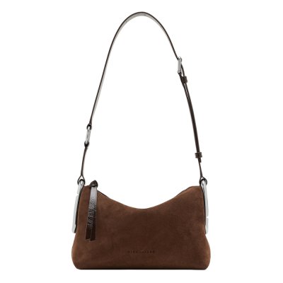 THE SCENE MEDIUM SHOULDER BAG IN SUEDE